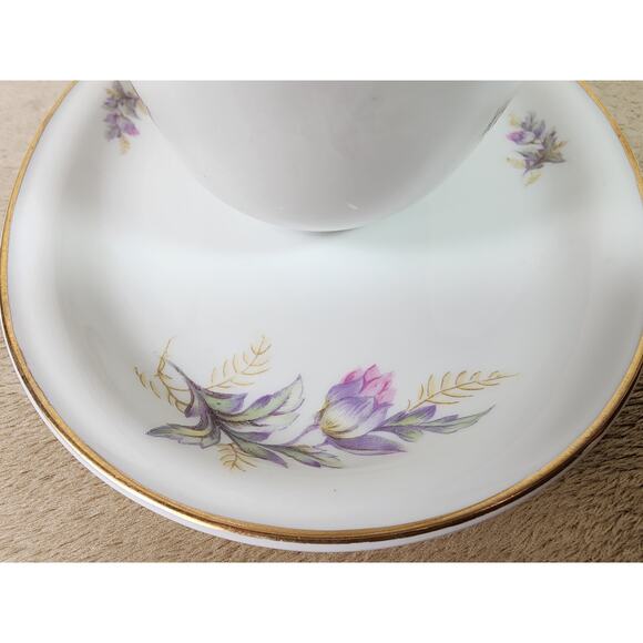 Hutschenreuther Gravy Bowl w Plate Turvel Porcelain Bavaria Germany US Zone Vtg - Picture 8 of 13